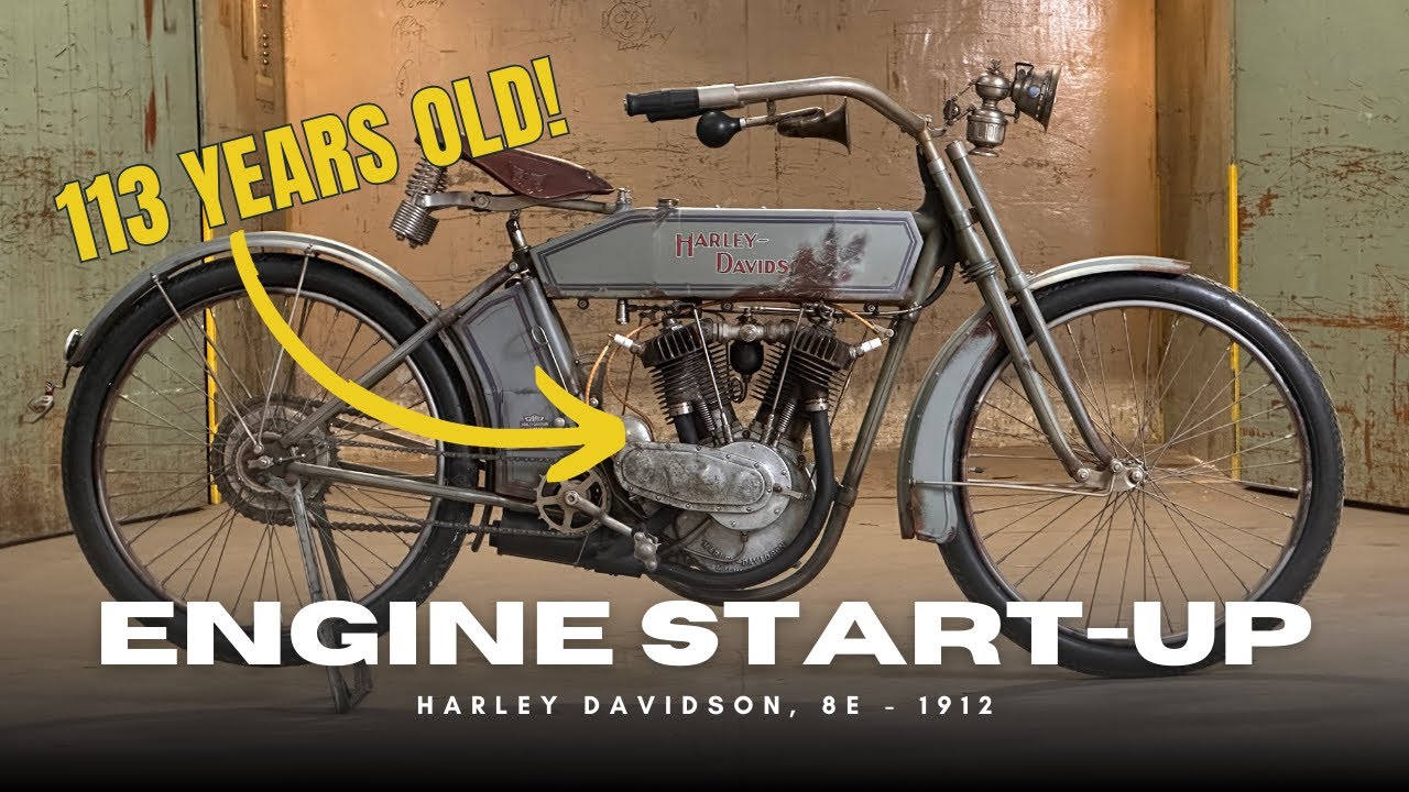 HARLEY DAVIDSON, modell 8E, 1912, USA