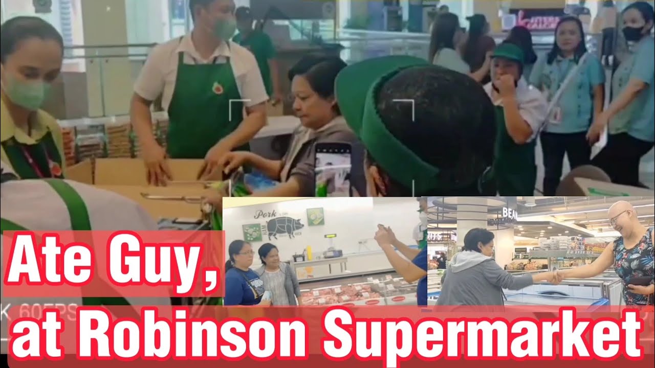 Ate Guy nag grocery sa Robinson Eastwood Supermarket. / @noraaunorofficial950