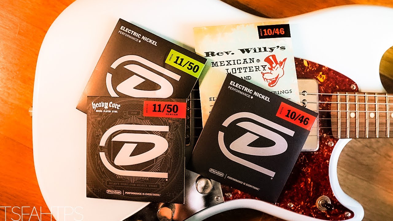 Whats the difference...?? Jim Dunlop Performance+ VS Heavy Core VS Rev Willy's Strings