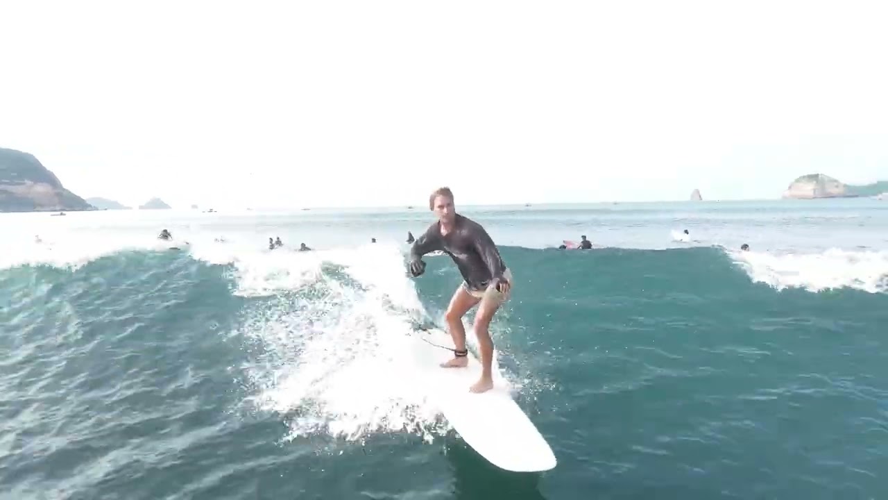 Surfing at Gerupuk Inside [DRONE SHOT] - Kuta Lombok, Indonesia | Surfing
