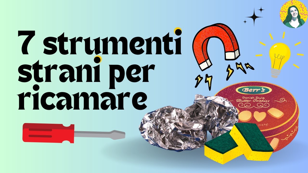 7 cose (strane) utili per ricamare | consigli per il ricamo a mano