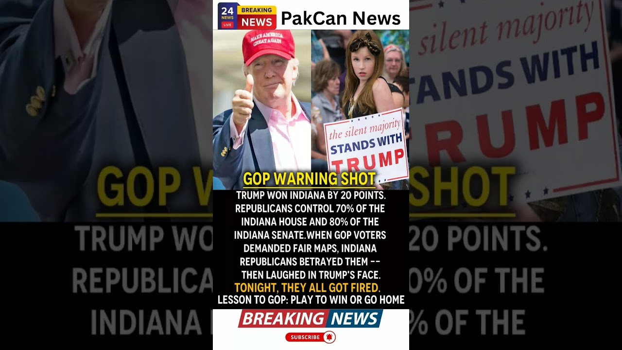 Republican Infighting in Indiana Sparks National MAGA Debate | PakCan News