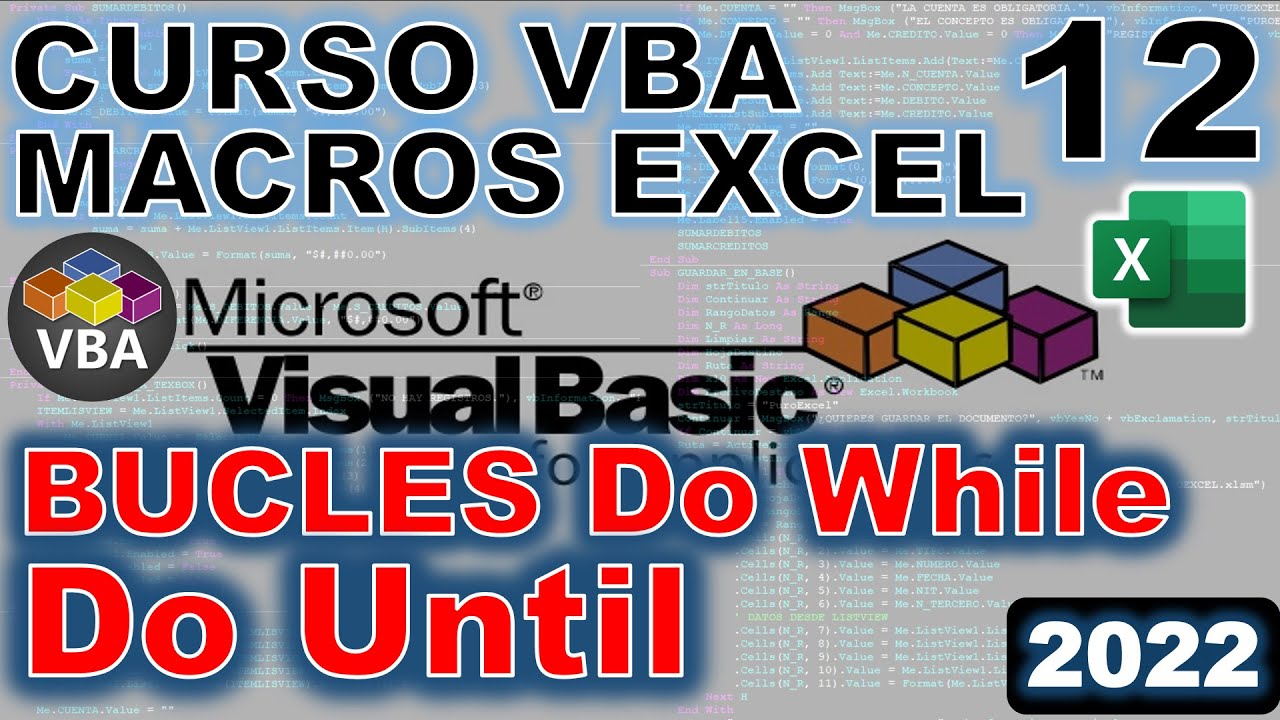 Curso de Macros en Excel Blucles Do While Y Do Until VBA 