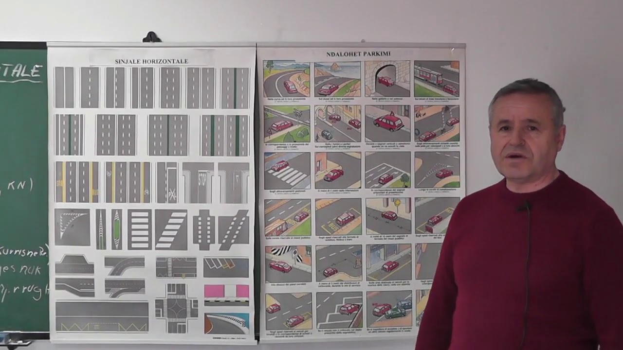 Autoshkolla dhe Kursi i Patentës, Sinjalet horizontale, Mësimi 13