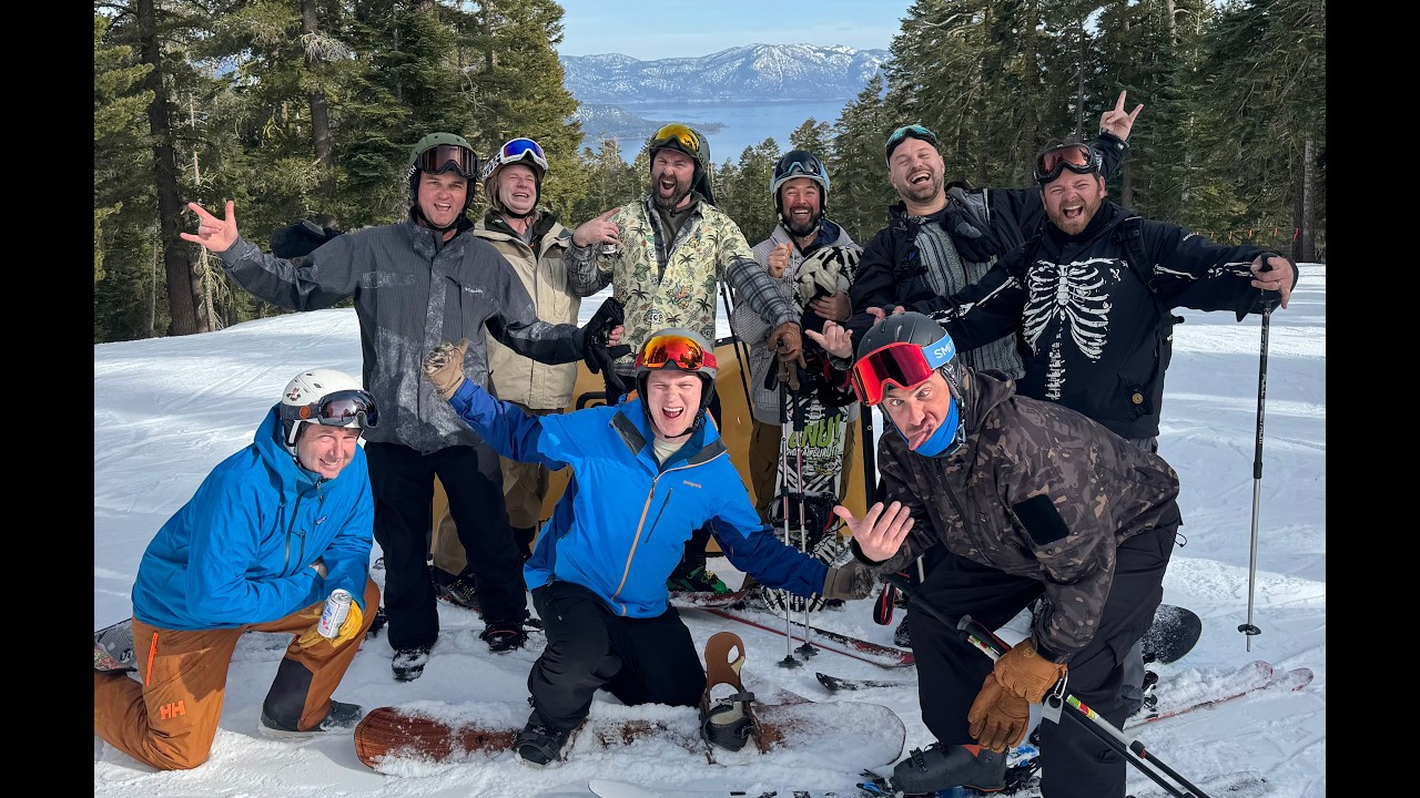 Skiing Northstar with the Boys - Gbacks' 40th Bday