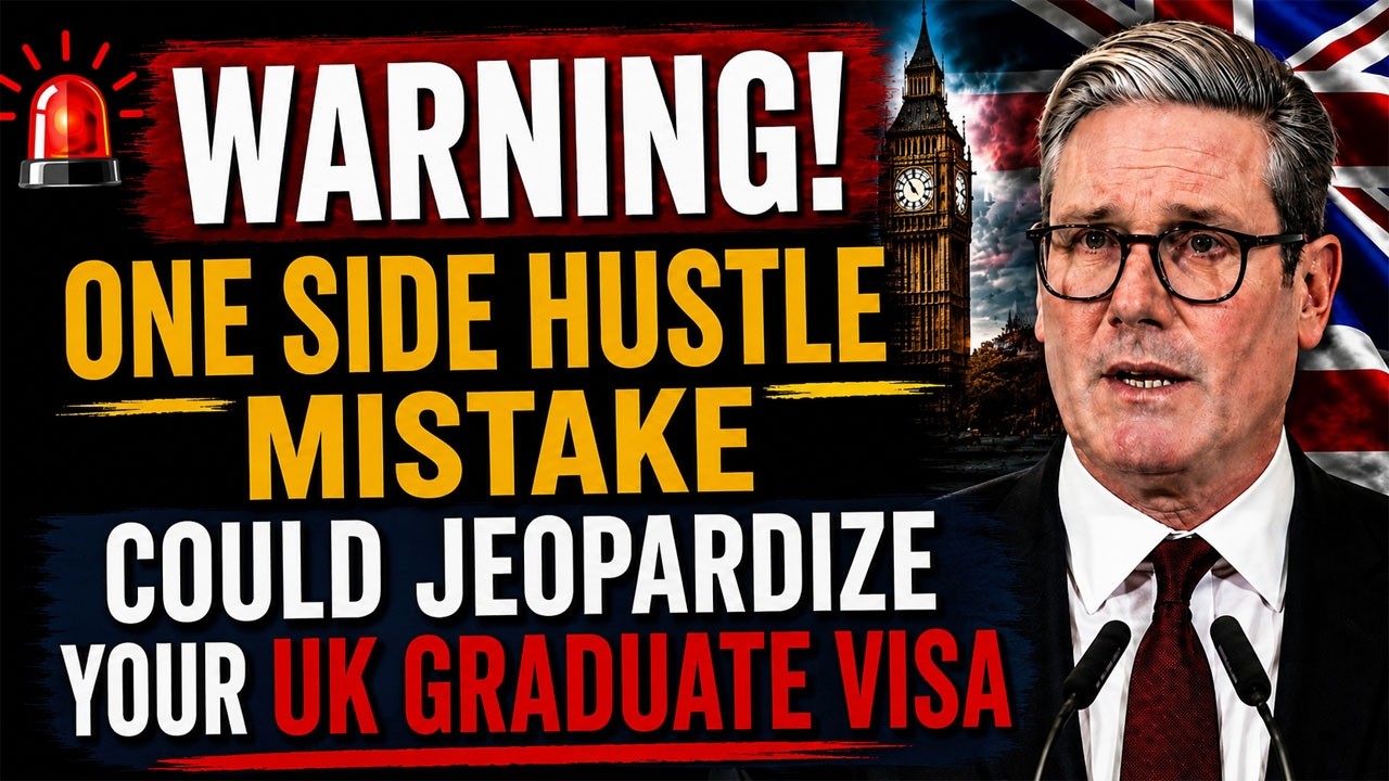 🚨 One Side Hustle Mistake Could Jeopardize Your UK Graduate Visa
