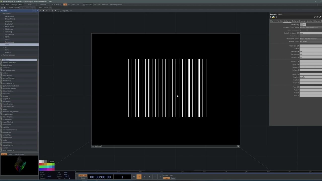 Interactive Instrument - Instancing to MIDI in TouchDesigner (Tutorial)