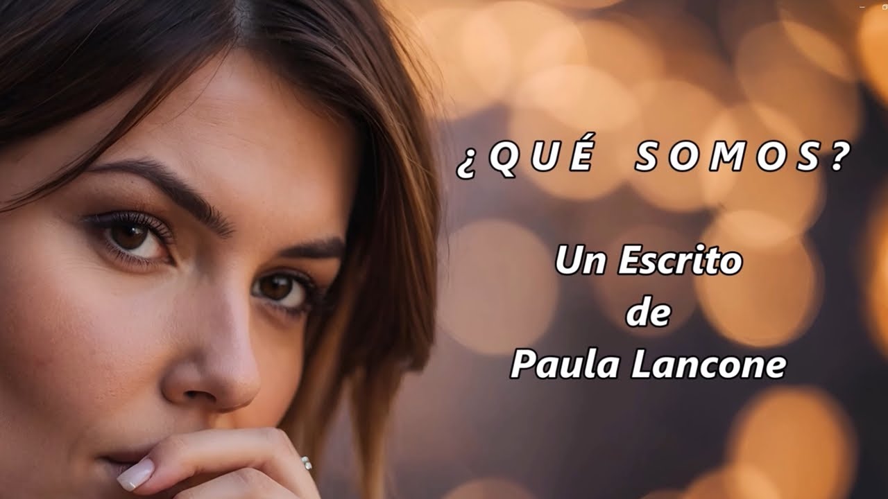¡ QUÉ SOMOS ! - De Paula Lancone - Voz: Ricardo Vonte