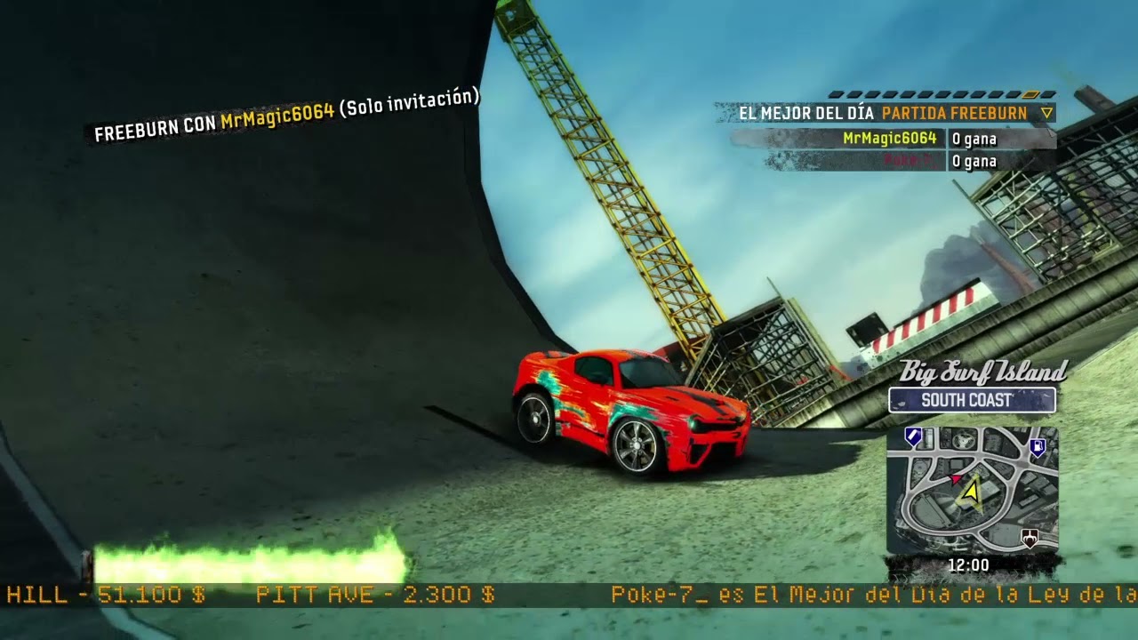 Burnout Paradise Remastered PS4 - Getting fun with my toy