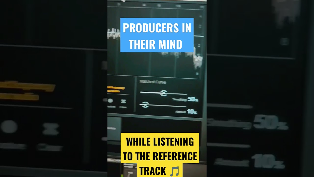 Producers while listening to the reference track 😂 #producermemes  #flstudiomemes #shorts
