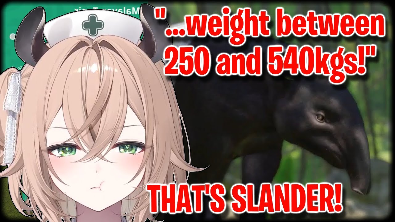 Nimi slandered by obviously fake facts about tapirs - [Nimi Nightmare - Planet Zoo]