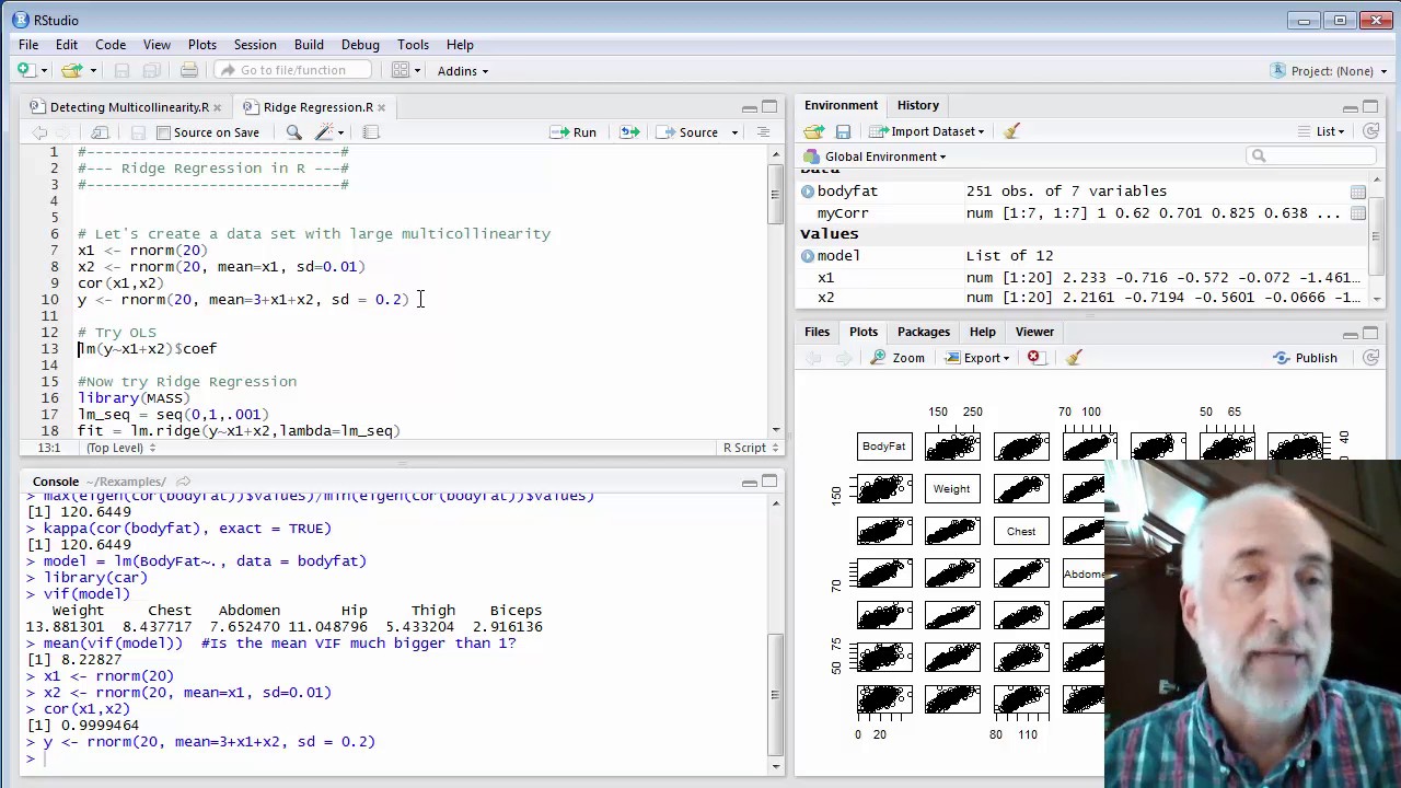 Lecture52 (Data2Decision) Detecting Multicollinearity in R