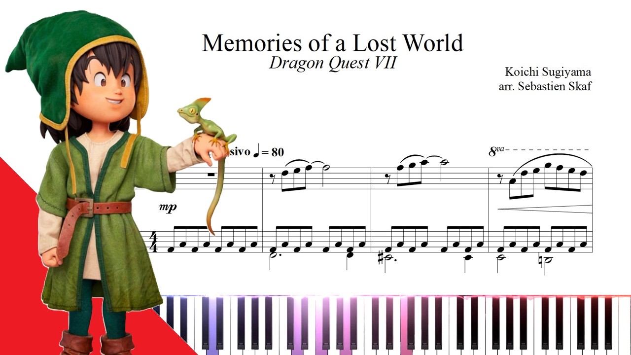 Memories of a Lost World | Dragon Quest VII Piano cover