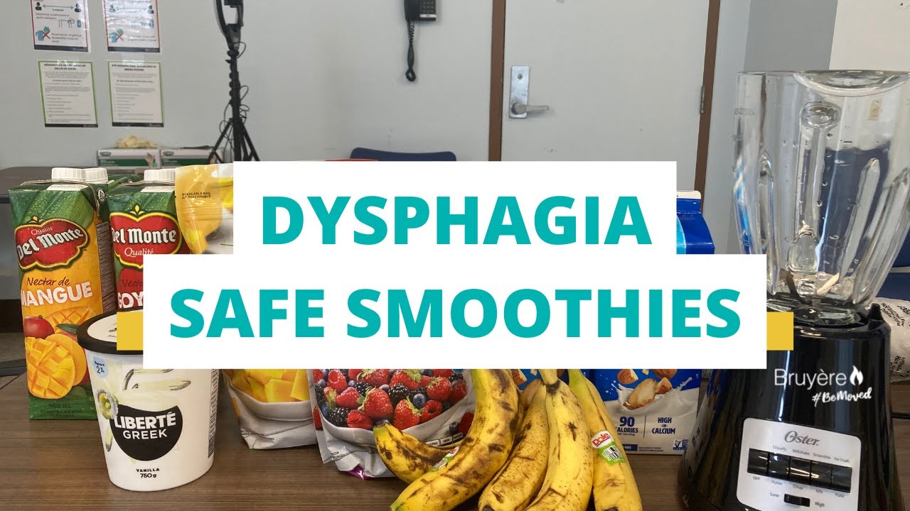 Dysphagia Safe Smoothies - Speech and Hearing Month 2022