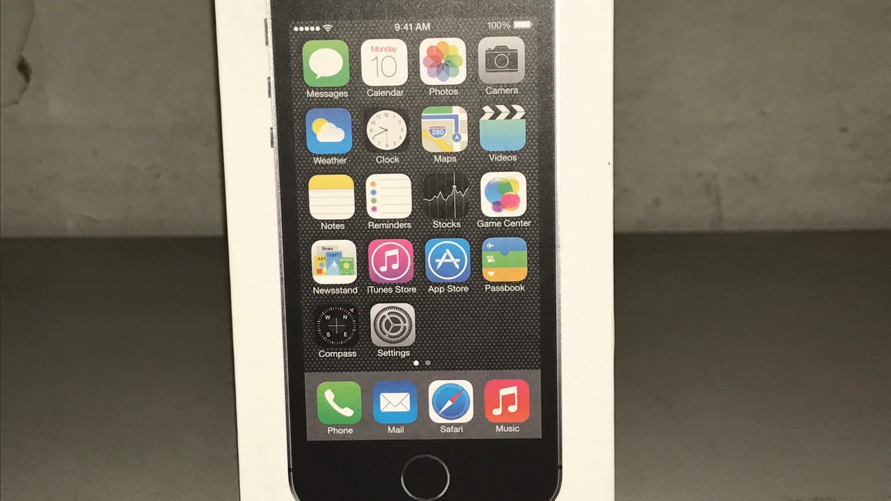 iPhone 5s unboxing (ebay scam)