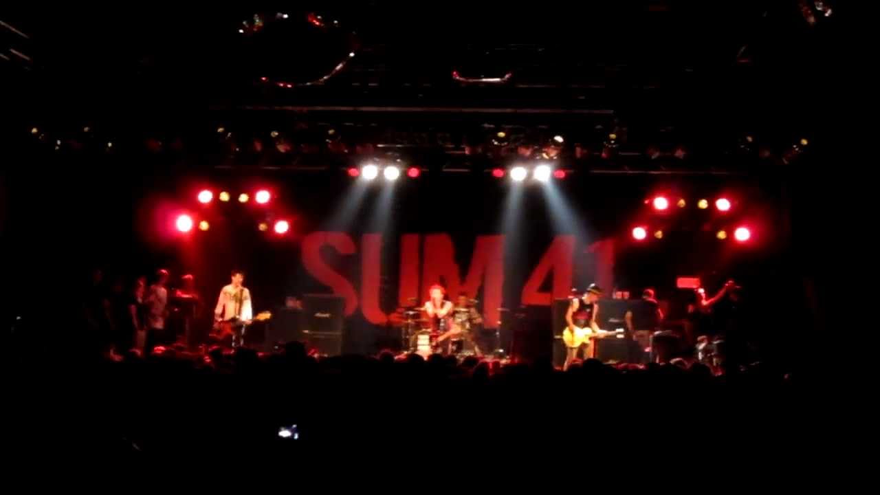 Sum 41 - Hyper-Insomnia-Para-Condrioid @ Live Music Hall, Cologne (23.07.12) HD