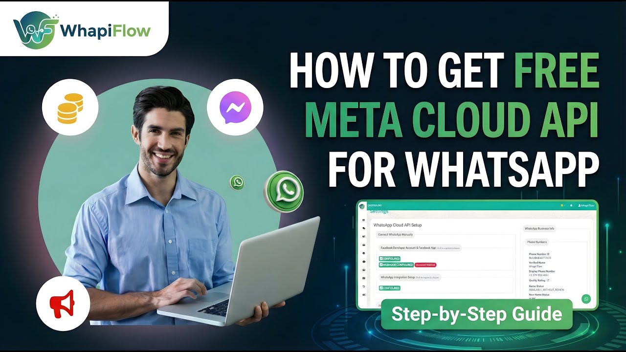How to Set Up Meta Cloud API & Connect It to WhapiFlow (Full WhatsApp API Guide)