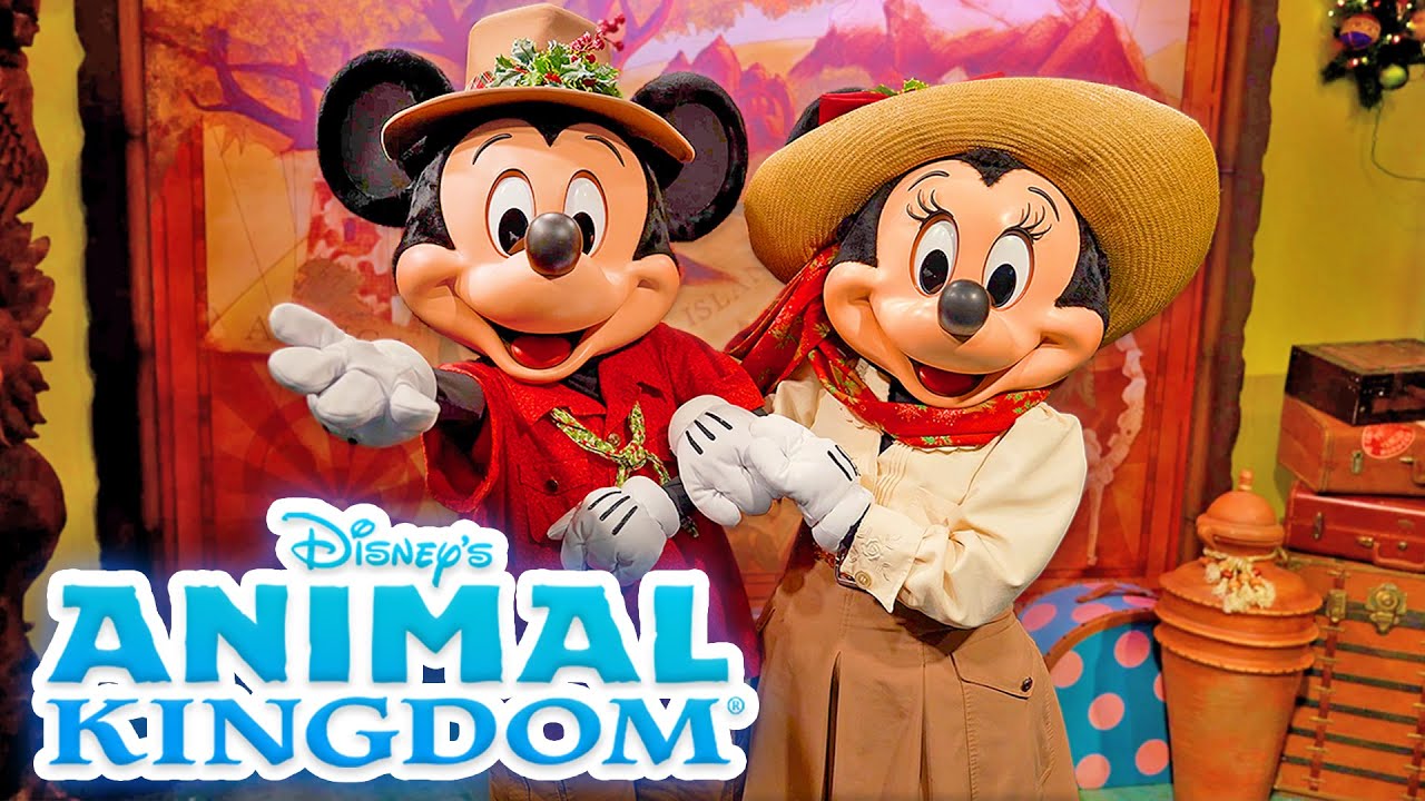 Disney's Animal Kingdom Christmas 2023 - Walkthrough & Merry Menagerie at Walt Disney World [4K]