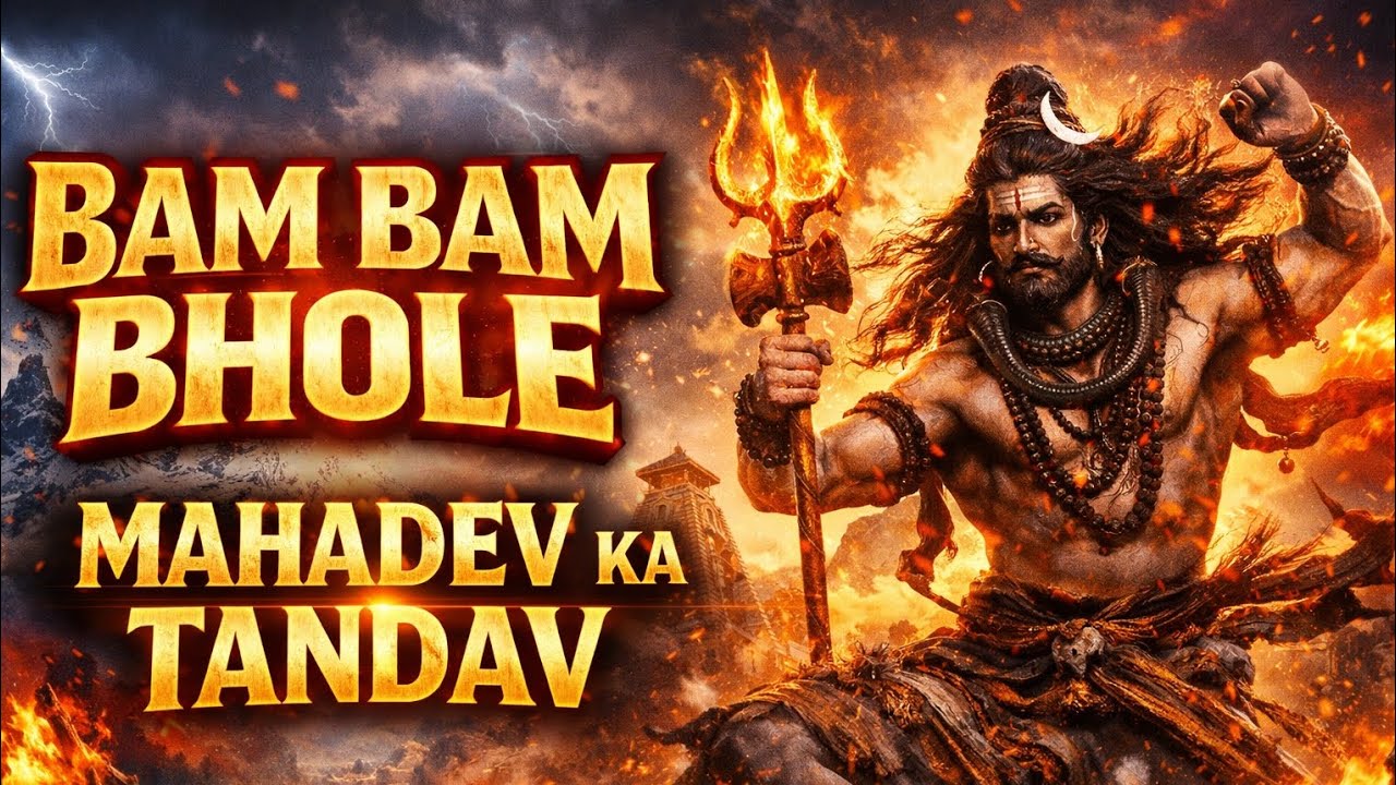 Bam Bam Bhole | Mahadev Powerful Tandav 4K | Har Har Mahadev Bhakti Song | Shiv Shambhu Video