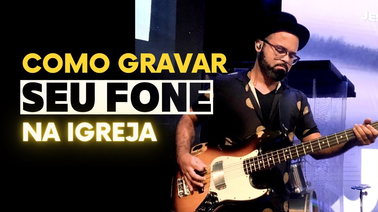 COMO GRAVAR SEU FONE NA IGREJA - Como gravar Cover`s - Denis Roberto