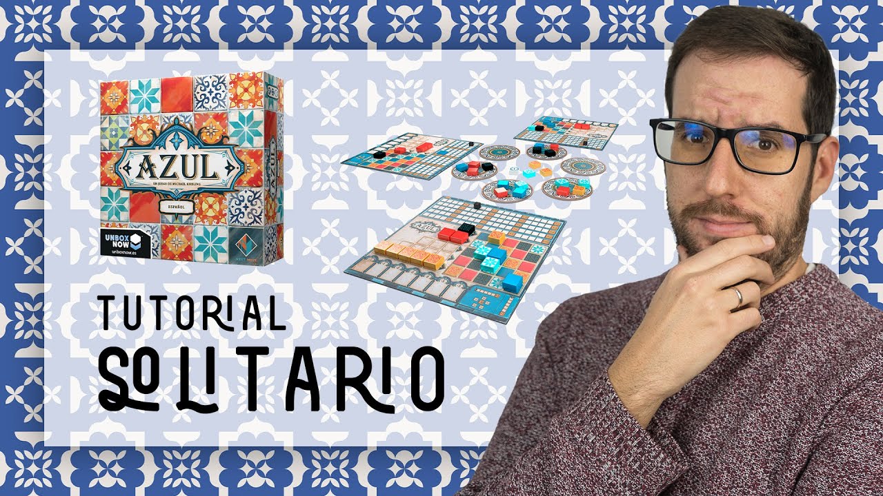 🧿 AZUL - Modo solitario - Tutorial juego de mesa 🎲
