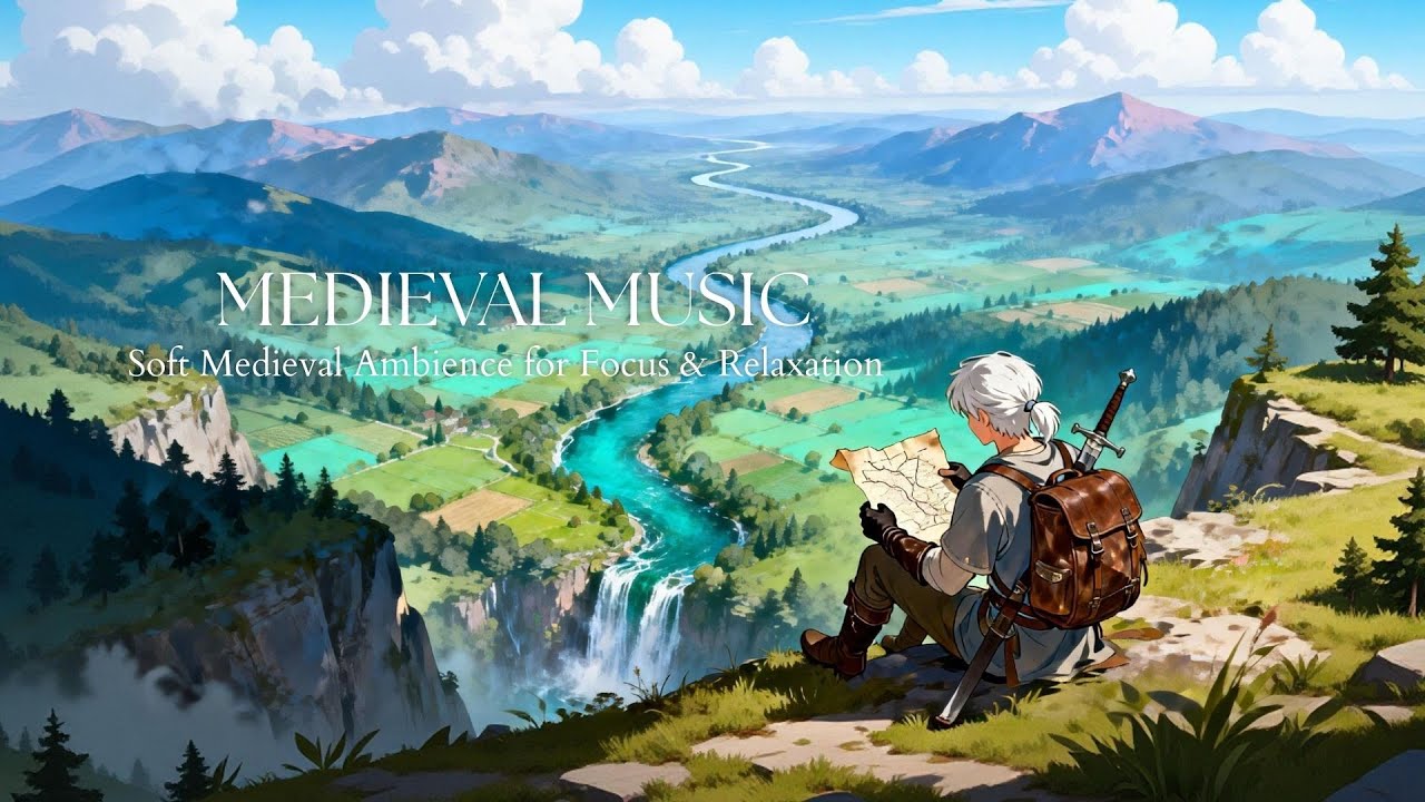 Across the Quiet Frontier | Soft Medieval Ambience for Focus & Relaxation