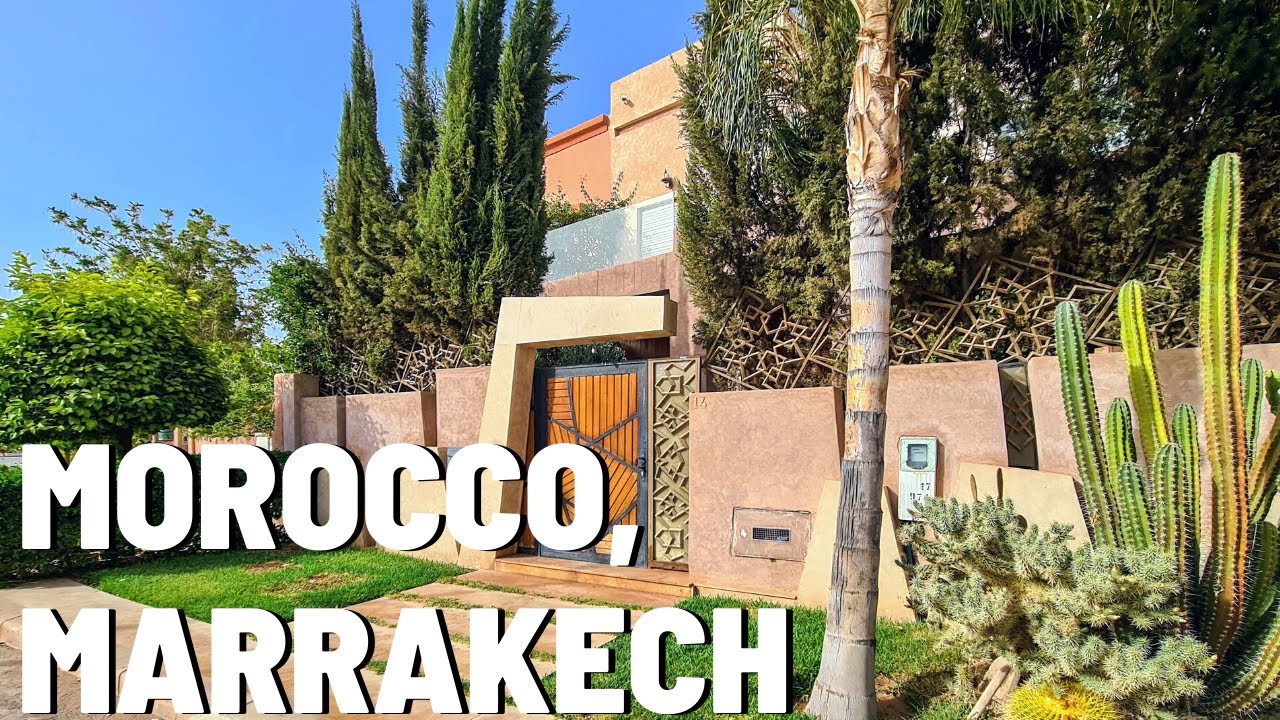 Luxueuse Villa avec piscine à Louer à Marrakech | Edna. Tour فيلا فاخرة للكراء في مراكش