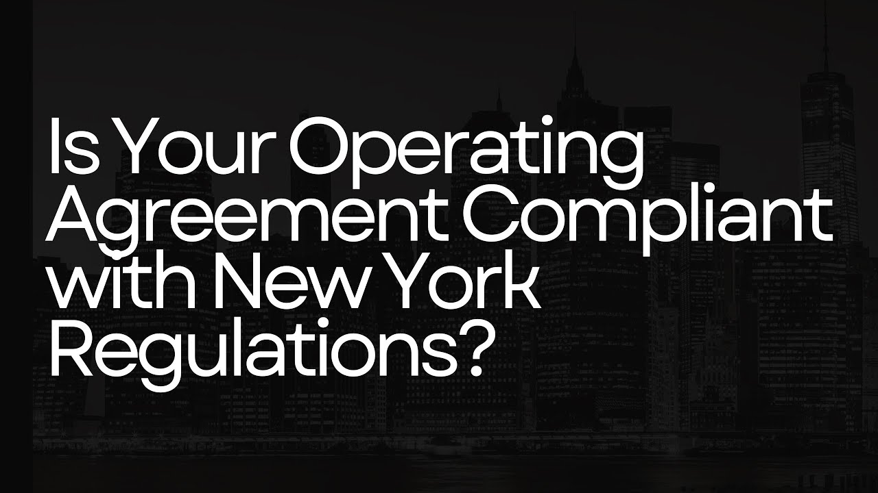 Key Provisions of an Operating Agreement You Should Know