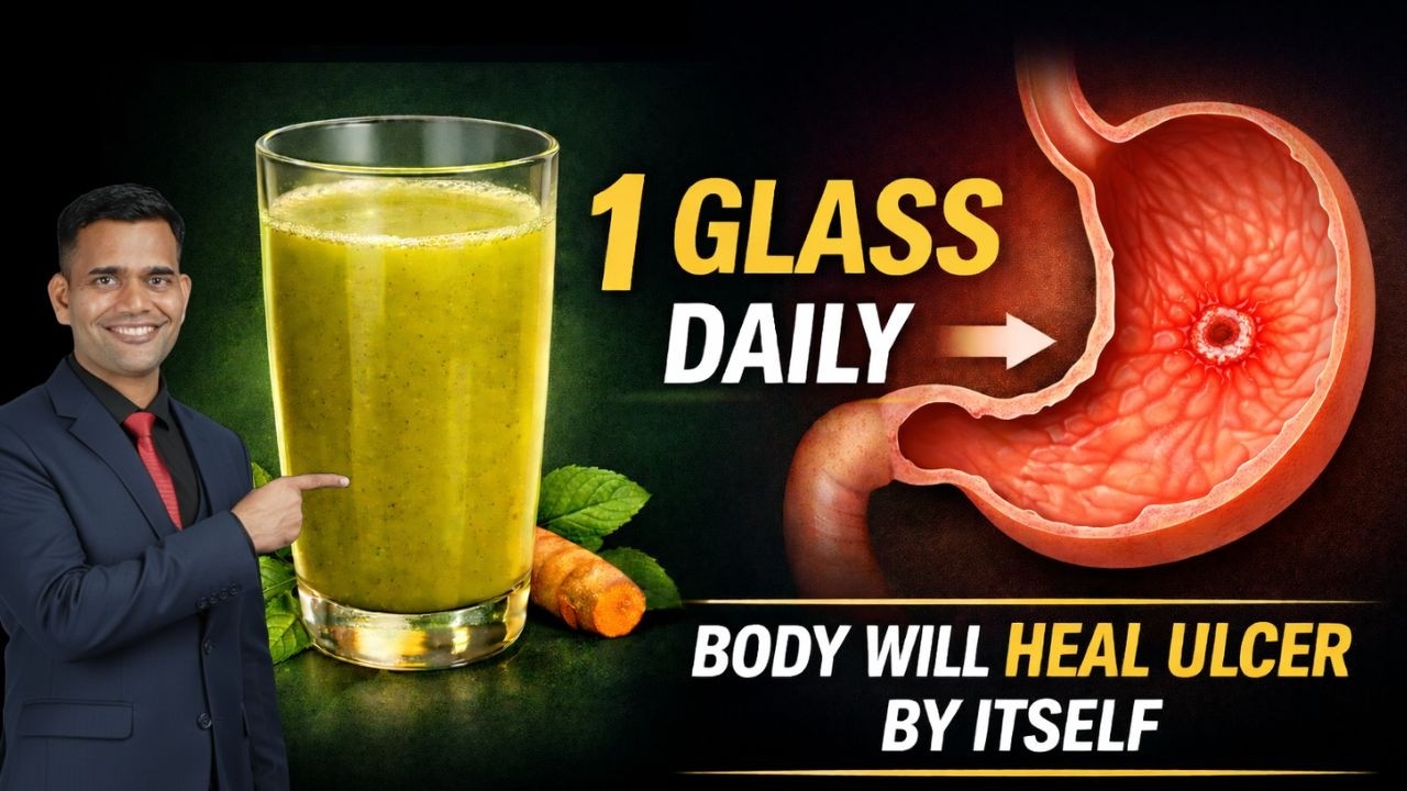 Heal Ulcers Naturally with Just 1 Glass a Day | Drink This  Your Ulcer Will Heal On Its Own