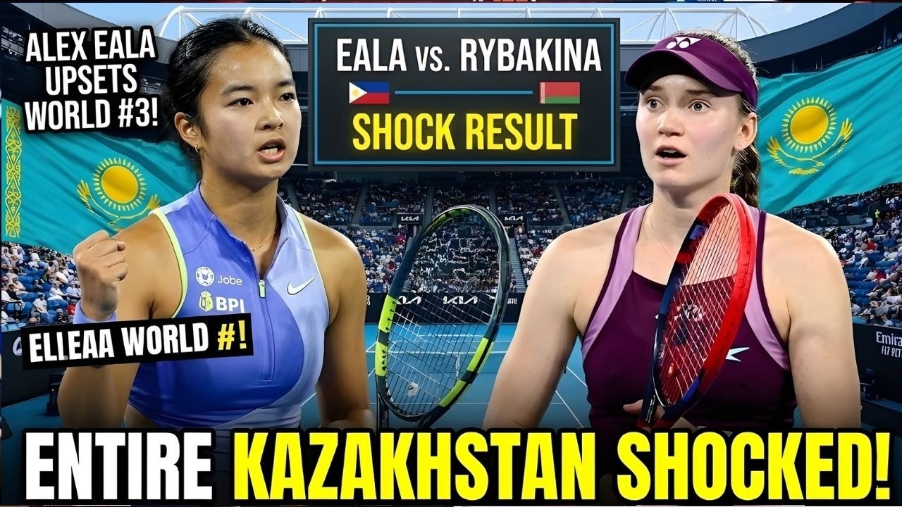 ENTIRE KAZAKHSTAN SHOCKED! Alex Eala Takes On World #3 Elena Rybakina! 😱