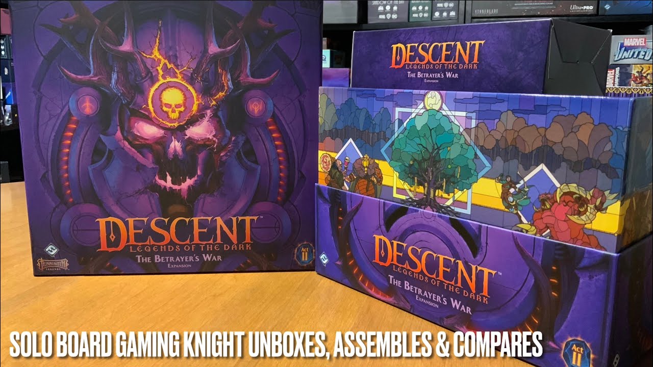 Descent The Betrayer’s War Unboxing, Assembly and Comparison - Comparing Act 1 to Act 2 - SBGK