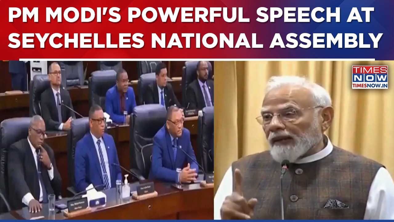 Narendra Modi Becomes First PM To Address Seychelles National Assembly, Delivers Powerful Speech