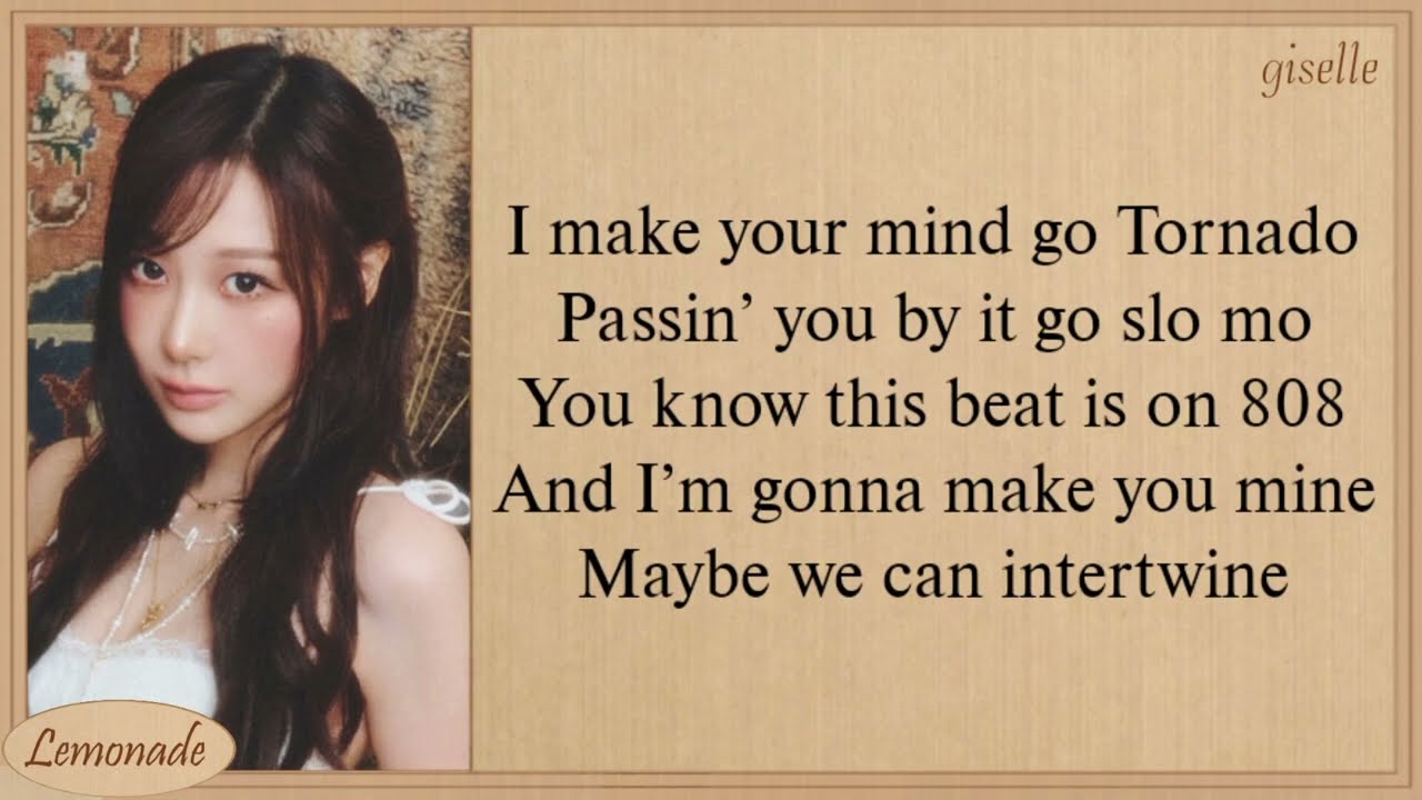 GISELLE - Tornado KARAOKE with easy Lyrics