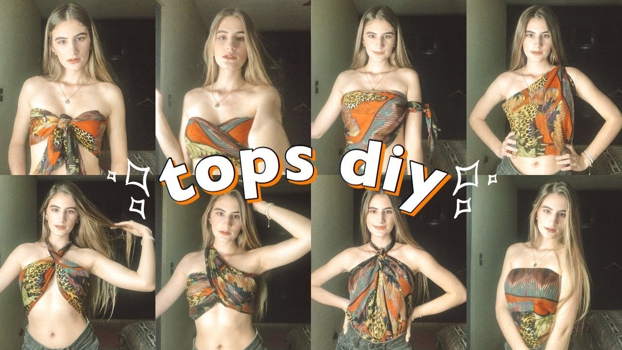 8 FORMAS DE USAR UN PAÑUELO COMO TOP! | CAMILA CARBO