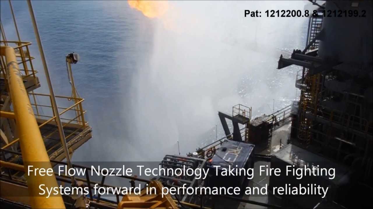 Rig Cooling by RigDeluge Free Flow Nozzle Up Grade Fixed System Cerified
