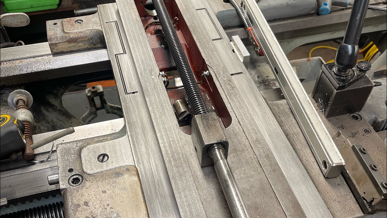 TOS SN40 Lathe - Acu-Rite DRO Reinstall