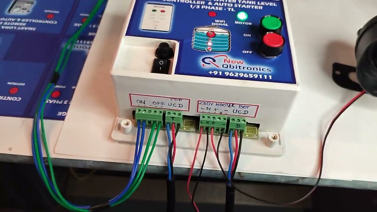 AUTOMATIC INDUSTRIAL WATER LEVEL CONTROLLER