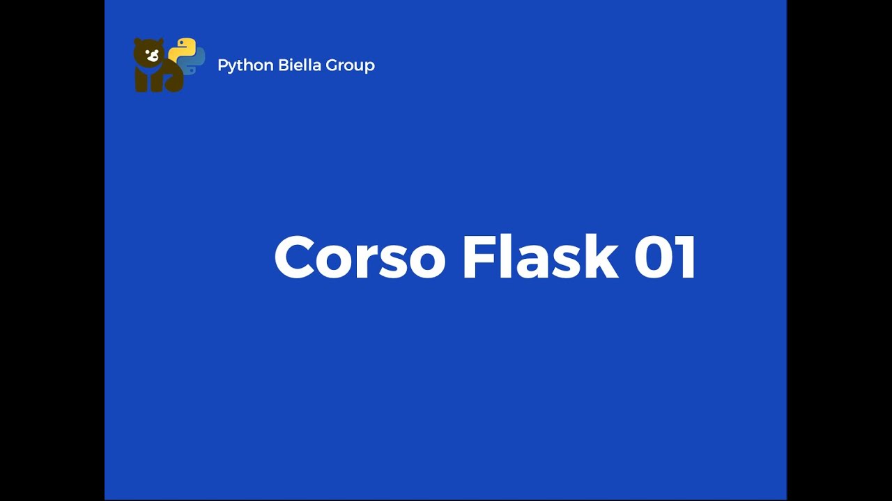 Flask - 01 Introduzione a Flask e Jinja Base