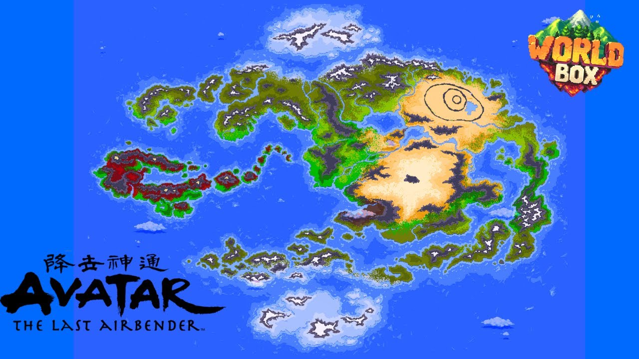 ATLA Map 1000 Years Timelapse - Avatar: The Last Airbender Worldbox