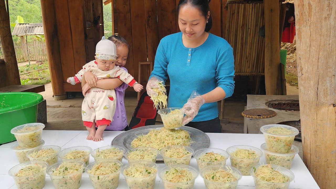 Green papaya and the best way to prepare a delicious green papaya salad.