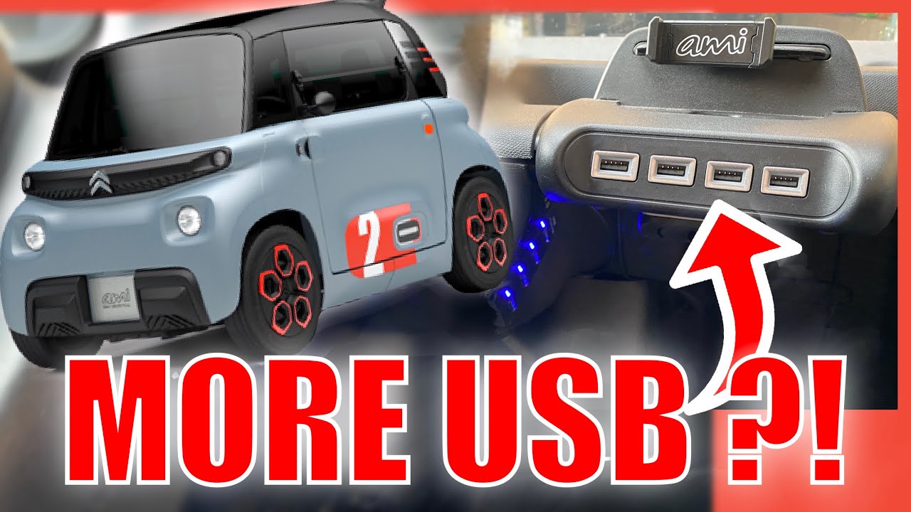 More USB for Citroën AMI and Fiat Topolino