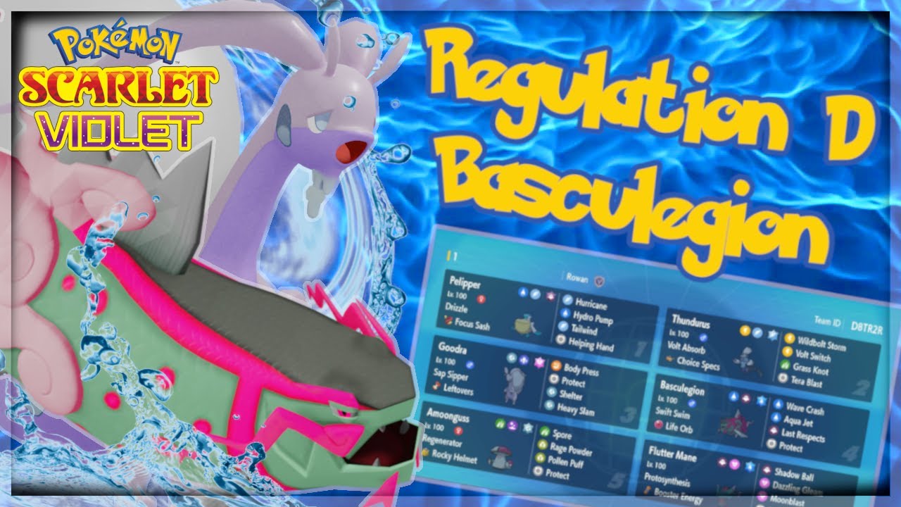 Basculegion makes WAVES in VGC Regulation D! RENTAL & PASTE INCLUDED