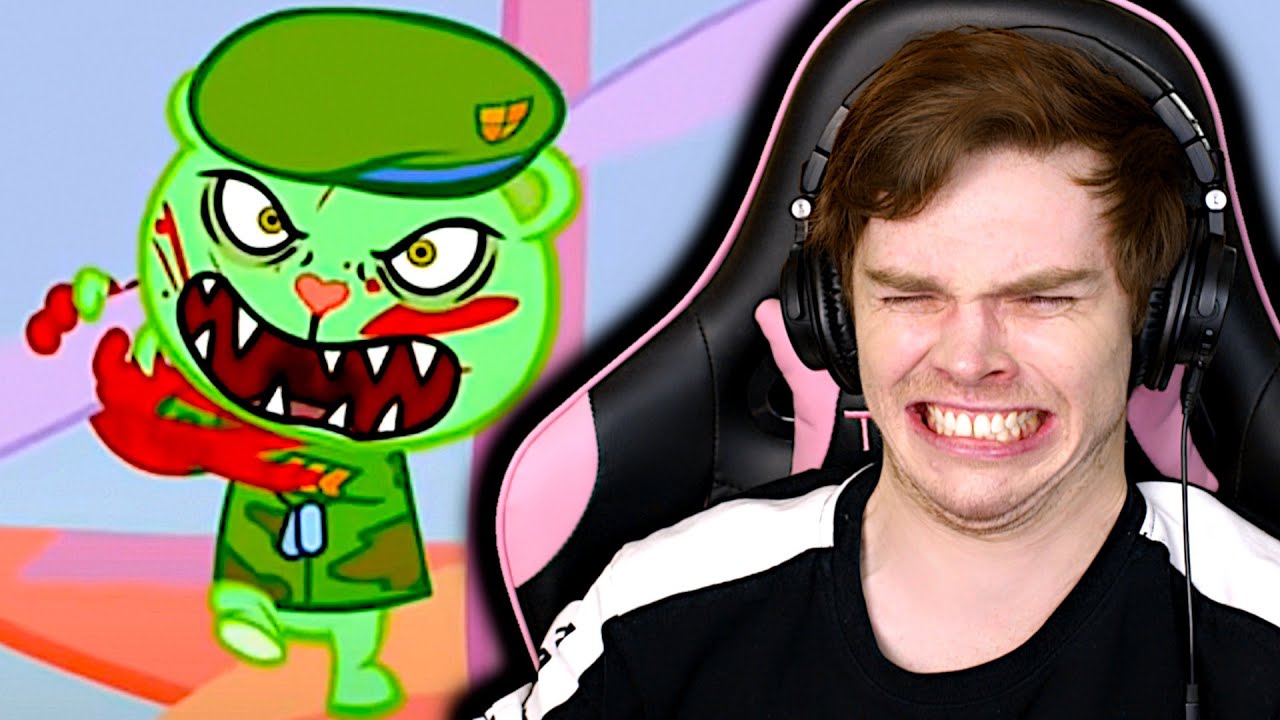 You made me watch HAPPY TREE FRIENDS for the first time and all I gotta say is you guys need help