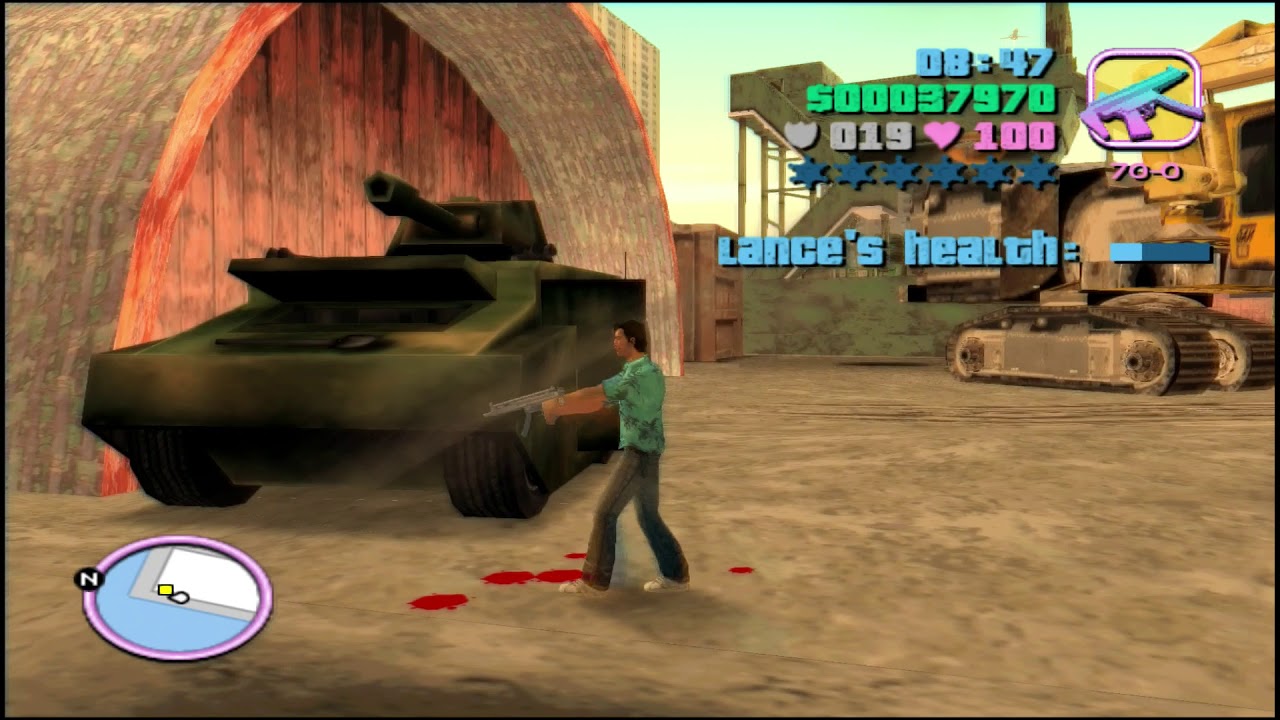 GTA Vice city: Death row mission (With cheat codes)
