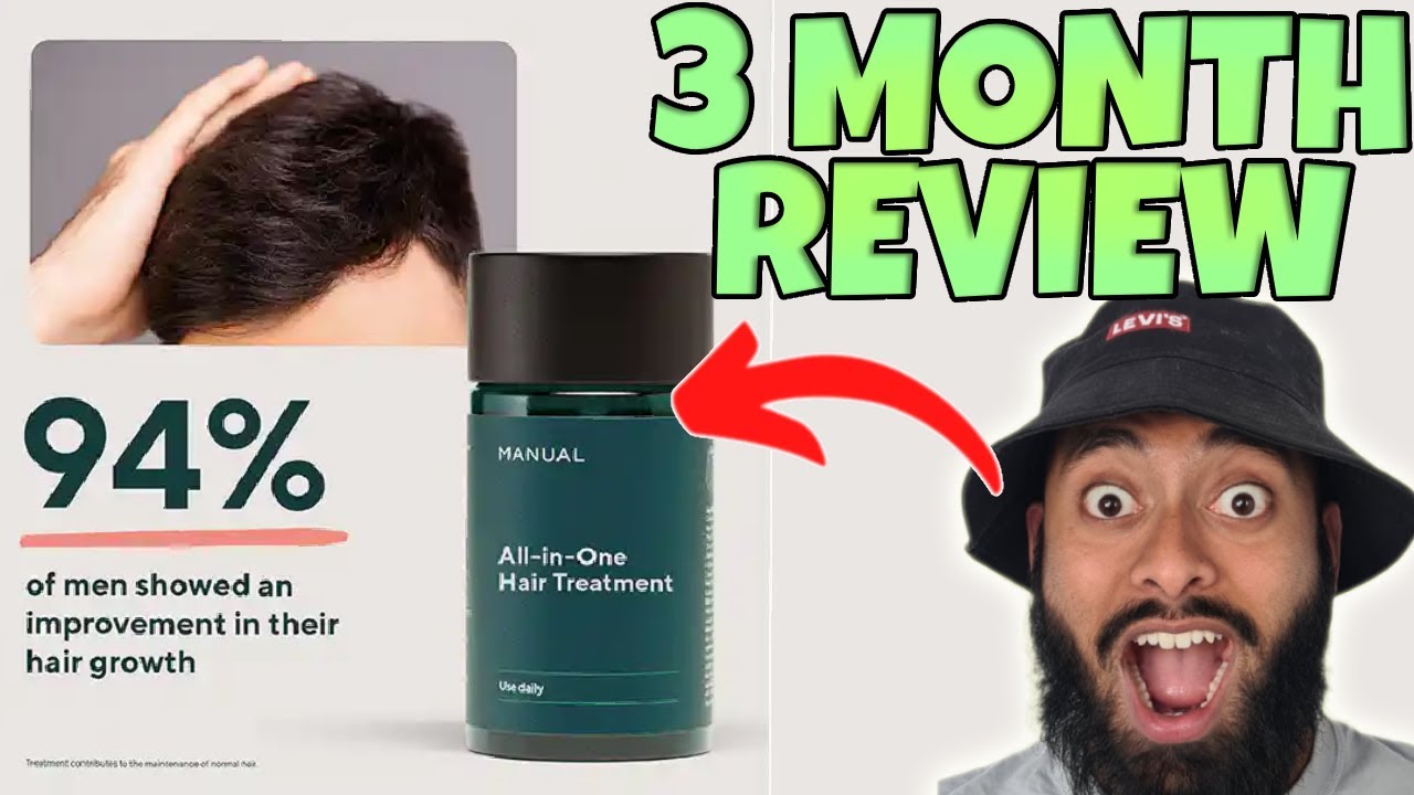 MANUAL Hair Treatment Results With Finasteride & Minoxidil! | 90 Days!