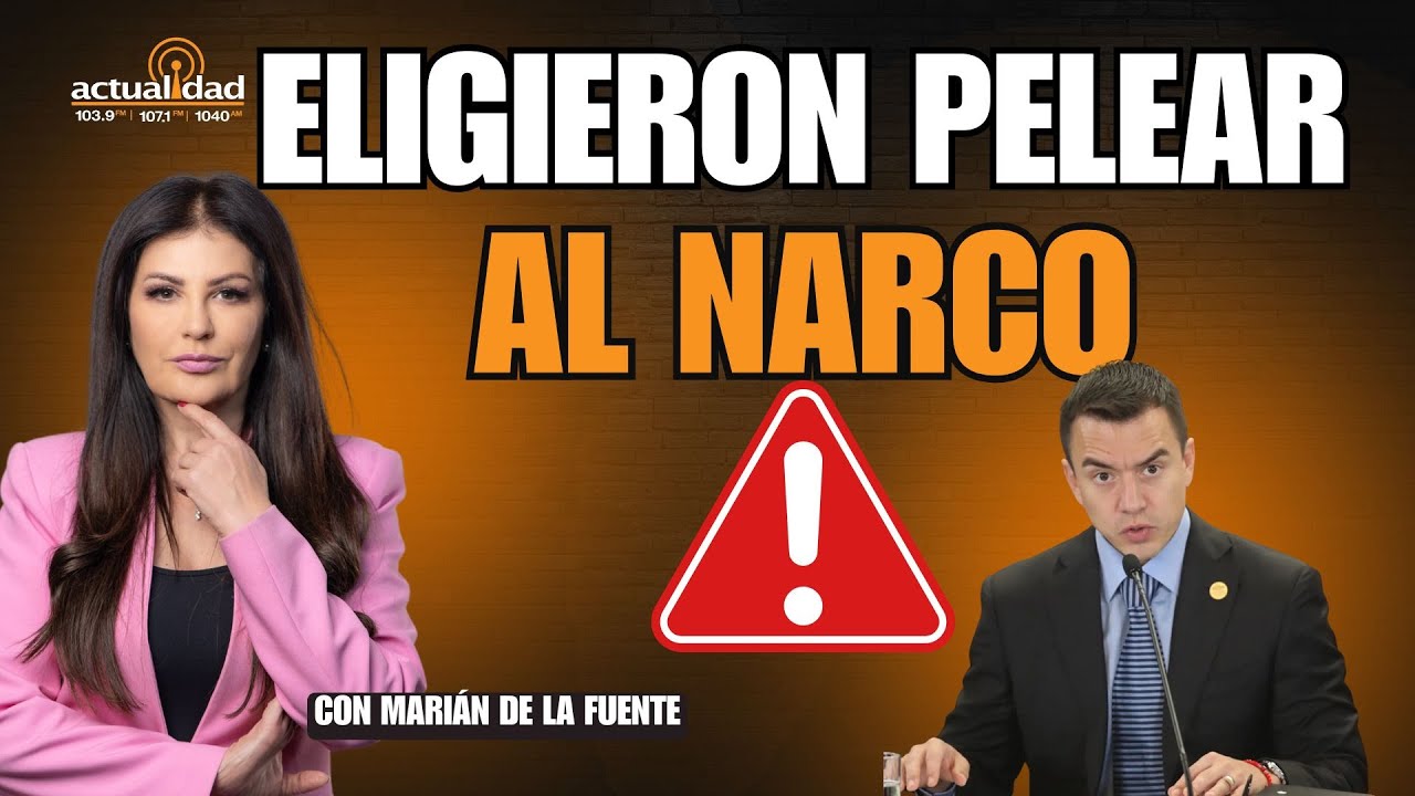 ¡ECUADOR DIJO NO AL NARCO! Mahuad respalda a Noboa y lanza advertencia | De buena Fuente