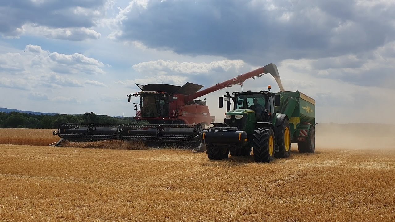Ernte 2025 - Gerste | Rückblick | Case, Fendt, John Deere, Claas, New Holland | Raw Sound