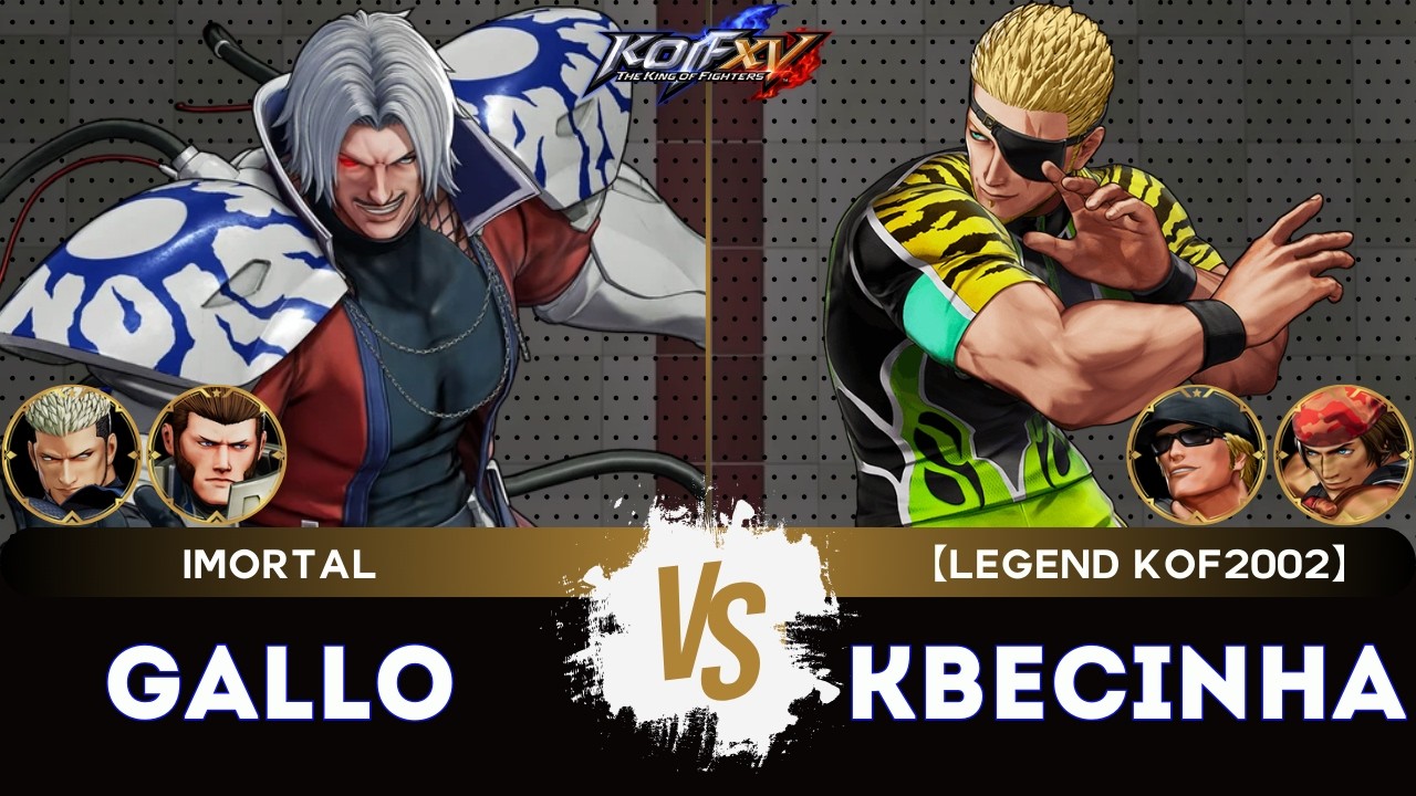 KOF XV ▰ GALLO (O.Rugal/Maxima/Goenitz)🆚 KBECINHA (Rámon/Clark/Ralf)🎞️Replay Match - 3/26 - part 3