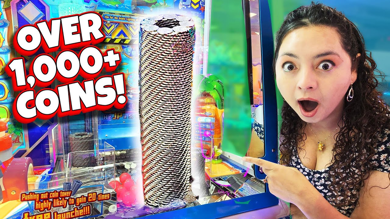 The Coin Tower is HUGE! Over 1,000+ coins we Must Win!!