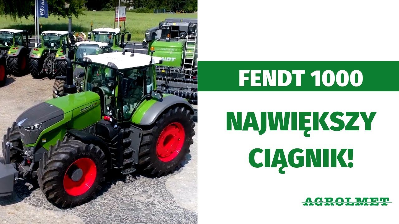Największy ciągnik | FENDT 1000 | AGROLMET Gniewkowo